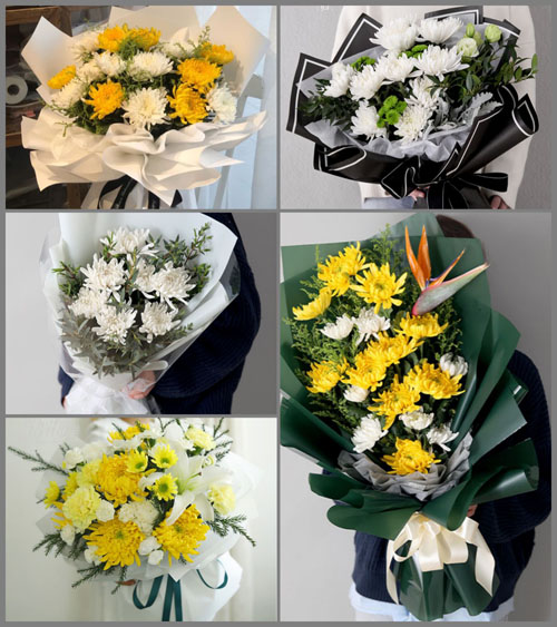 安徽池州市贵池区乌沙镇龙干村白事花束代送